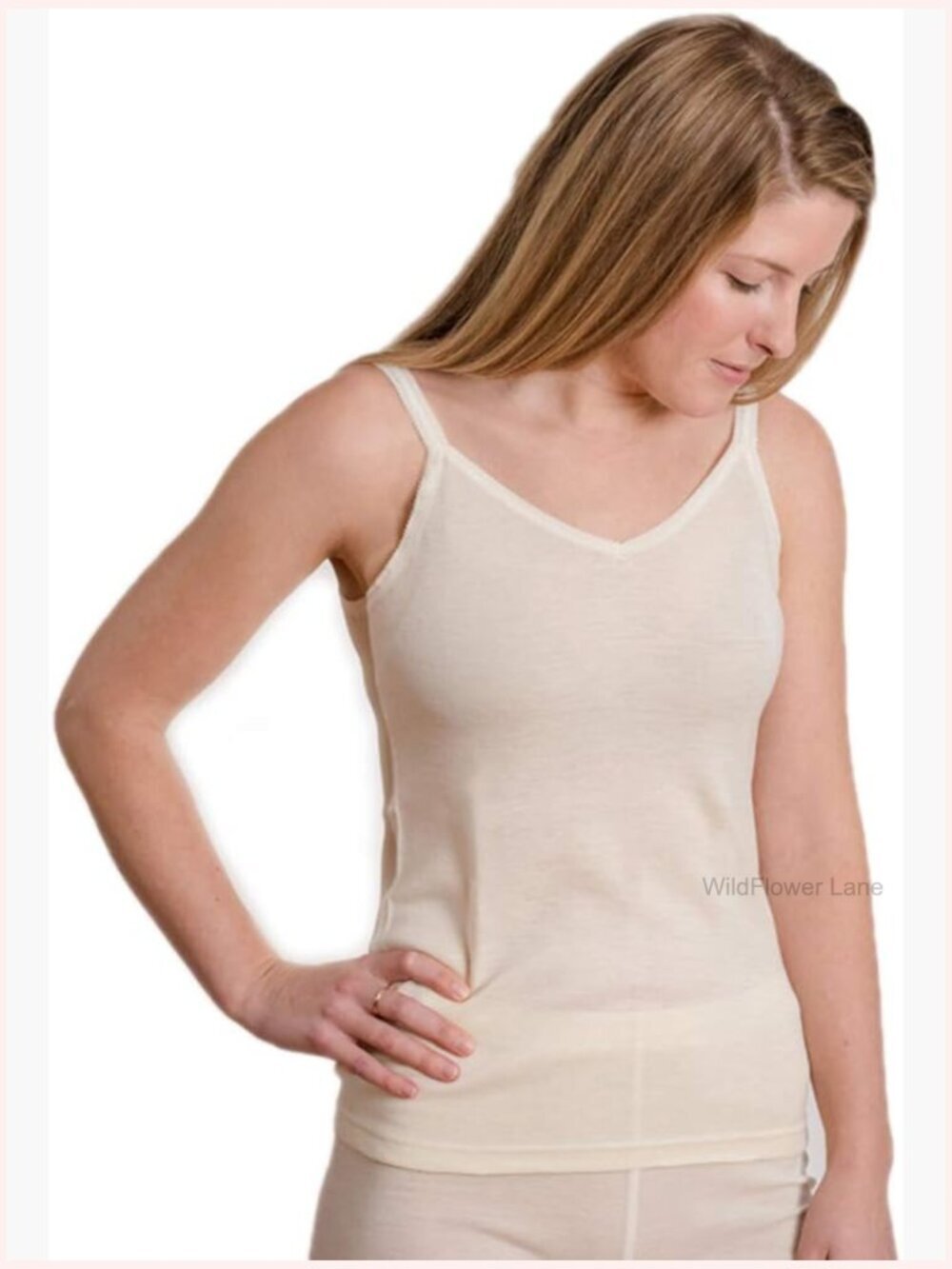 Organic Wool-Silk Camisole - Women's Active Base Layer Tank Top